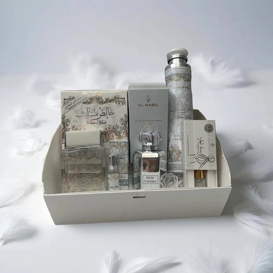 Coffret Pure Musk – Parfum Musc Blanc Élégant & Intense