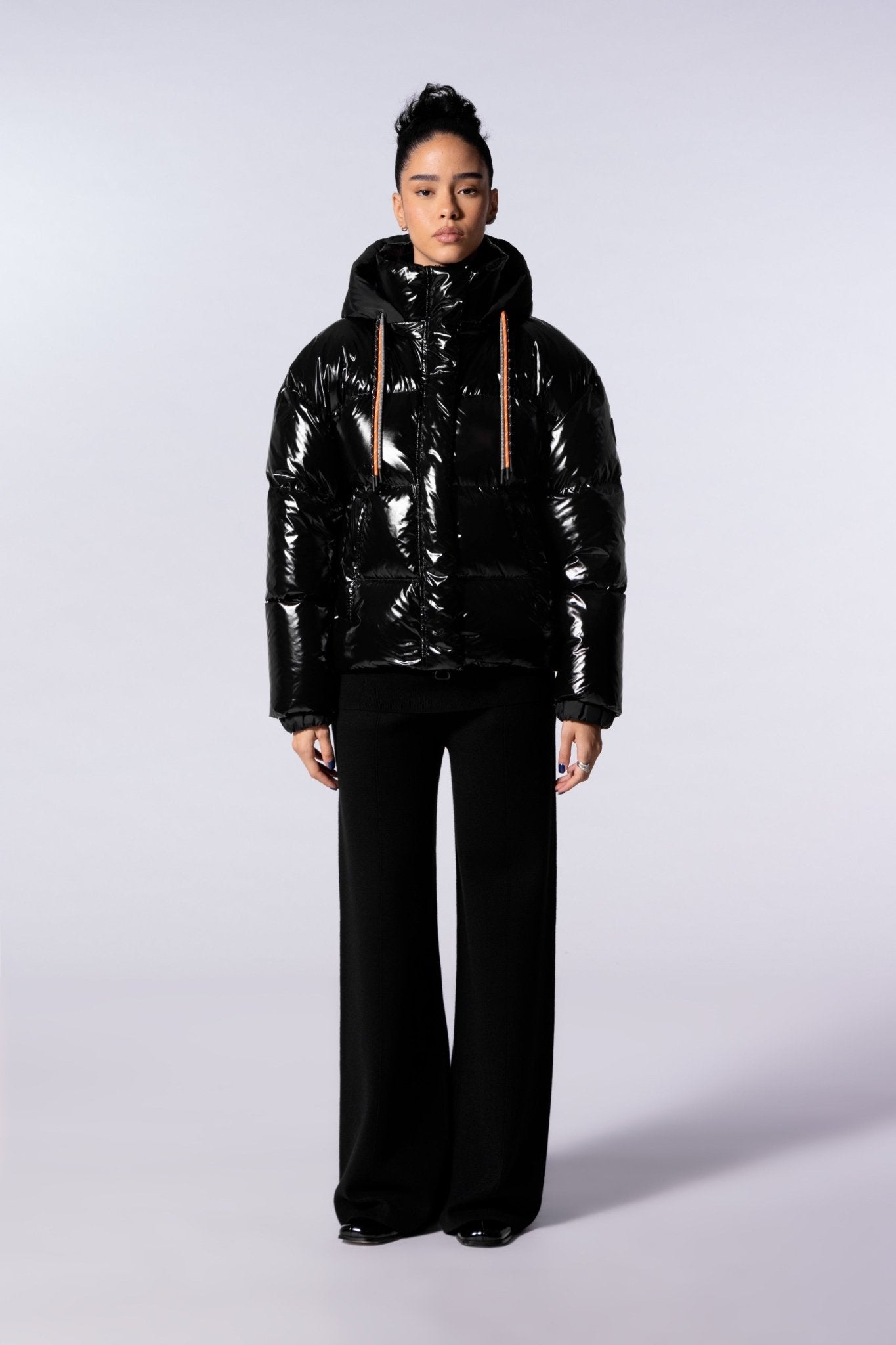 Gertrude Doudoune courte brillante Lili Bright