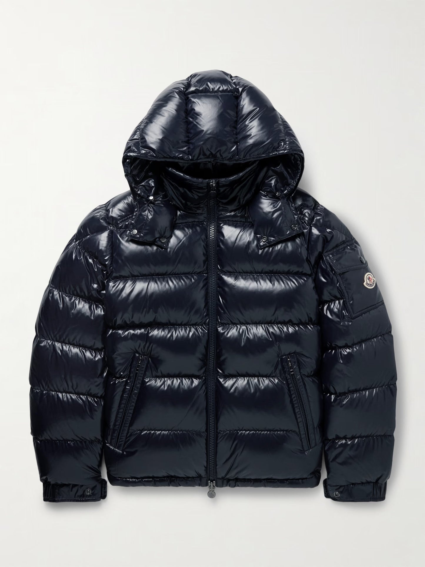 Moncler Maya Logo-Appliquéd Quilted Nylon Hooded Down Jacket
